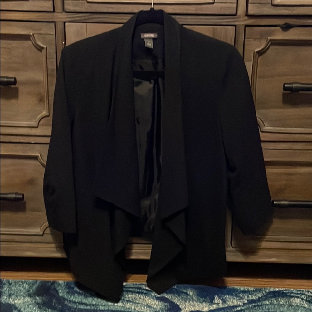 Kenneth Cole Reaction Open Black Blazer, Medium